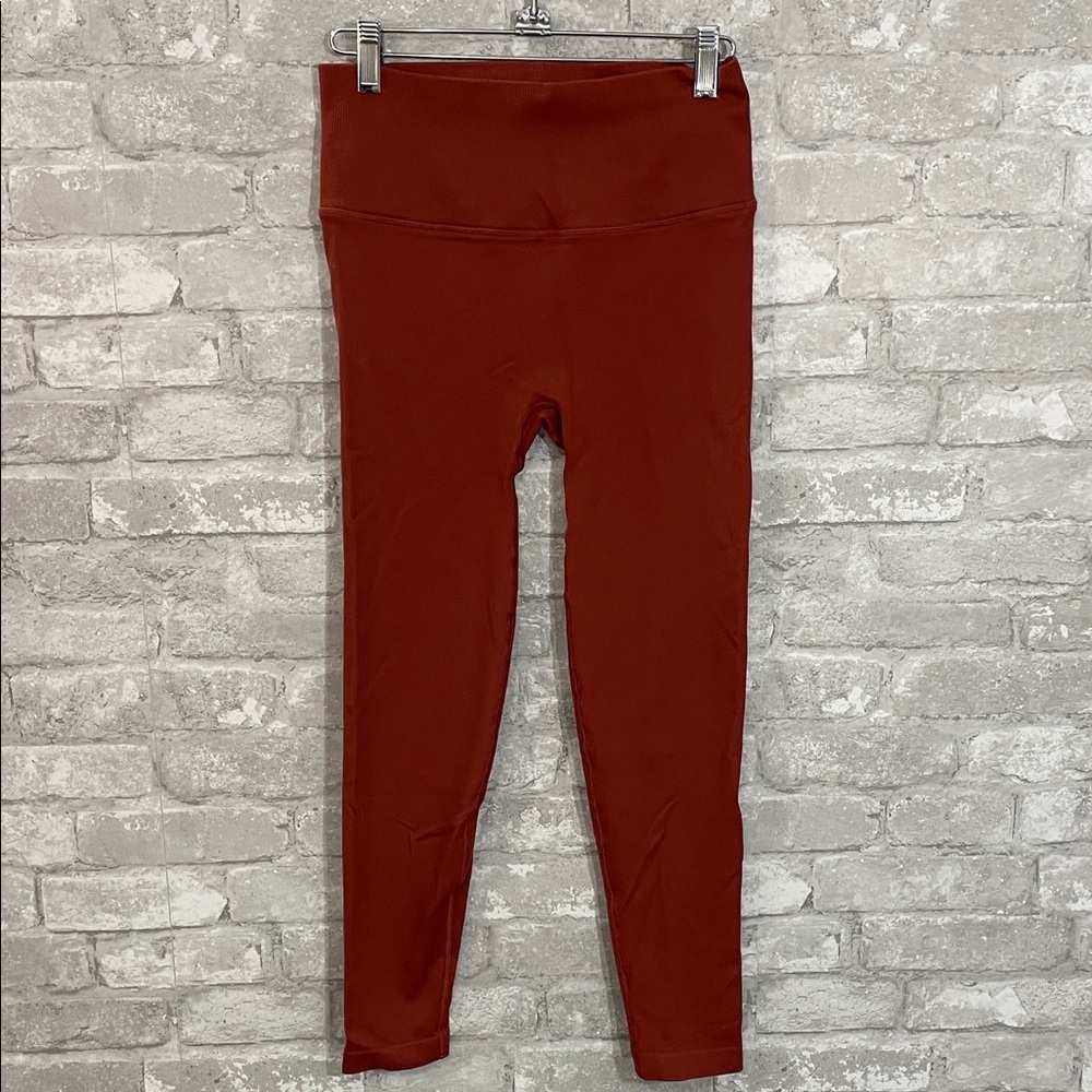 Victoria's Secret Rust Ribbed Leggings